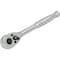 Dynamic Tools 1/4"drive 45 Tooth Quick Release Ratchet, Chrome Finish, 5" Long D001301 - alternate 1